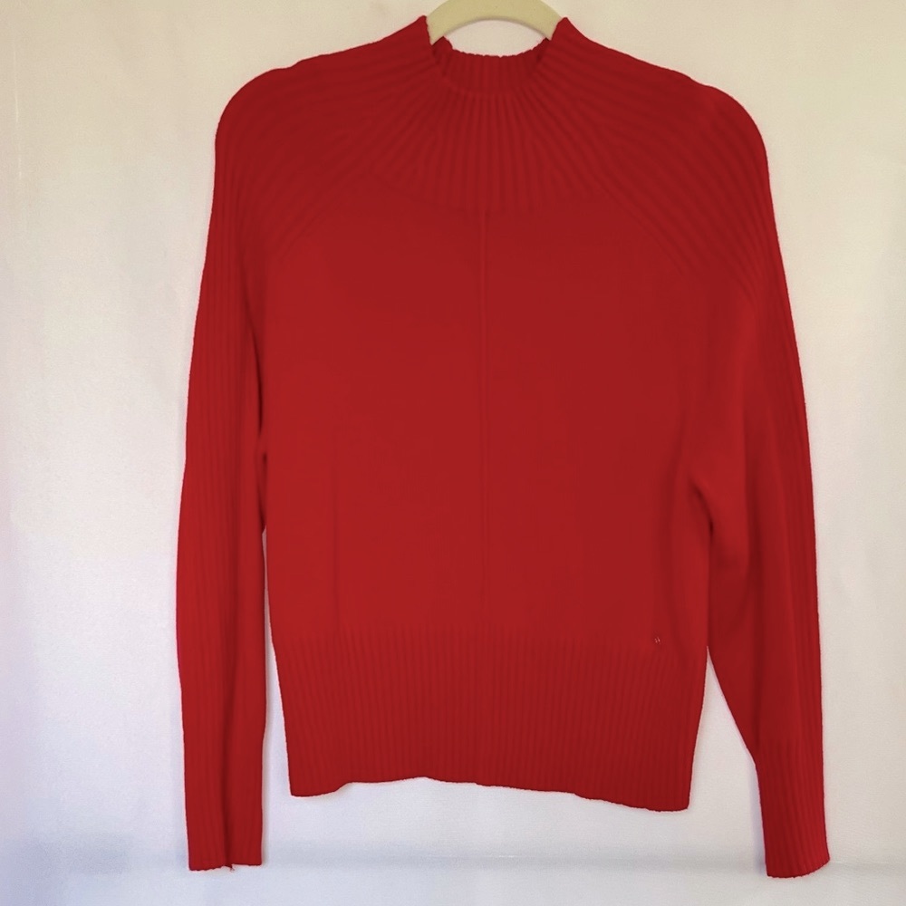 Tommy Hilfiger Vibrant Red Cowl Neck Sweater